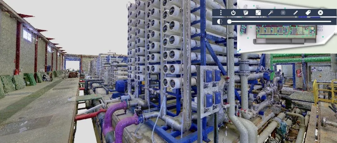 Gemelo digital de una planta desaladora