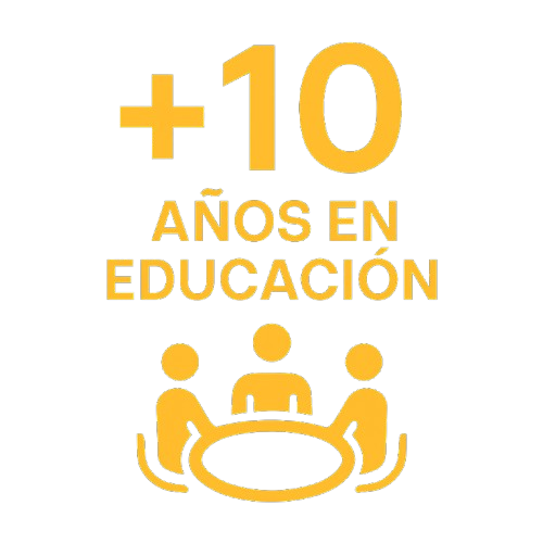 Más de 10 años en educación